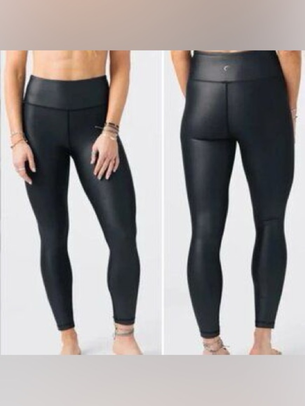 ZYIA Black Performance Leggings size 4